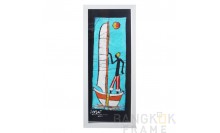 กรอบผ้าปักครอสติชใส่กรอบ กรอบรูปผ้าปัก-กรอบรูปไม้สีขาว